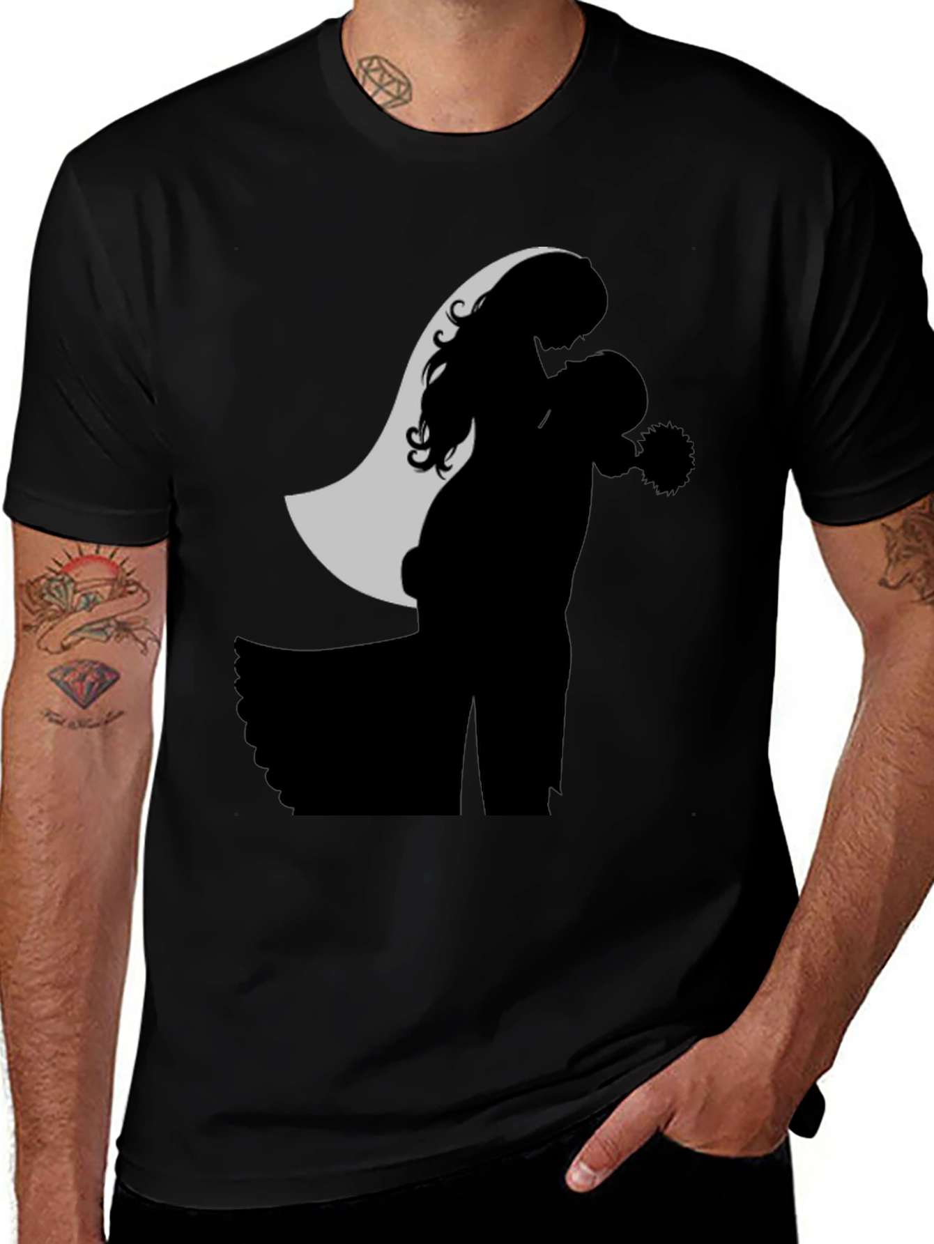 Variant 20 of Bridal Silhouette Graphic Tee
