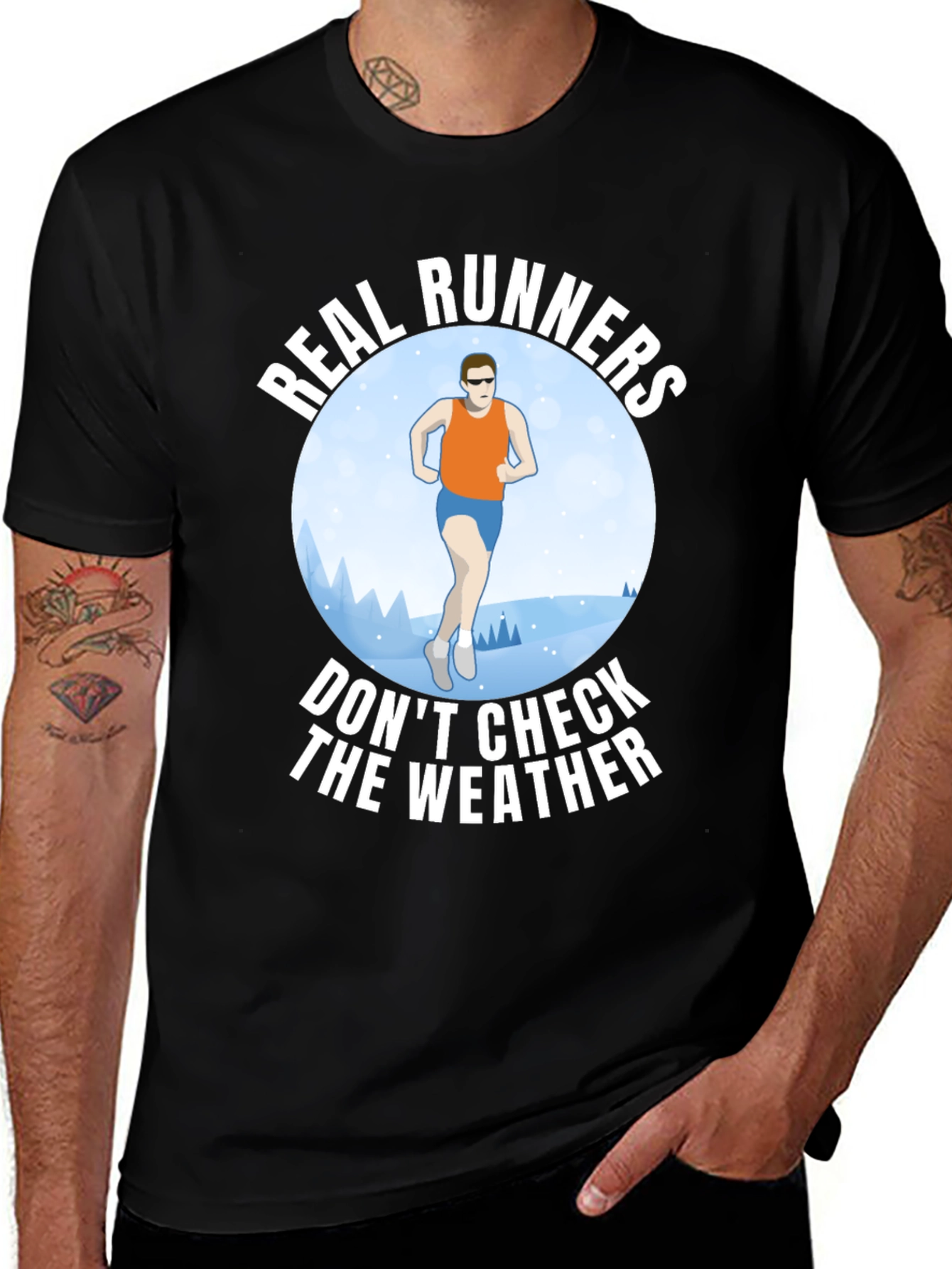 Variant 23 of Real Runners Graphic Tee