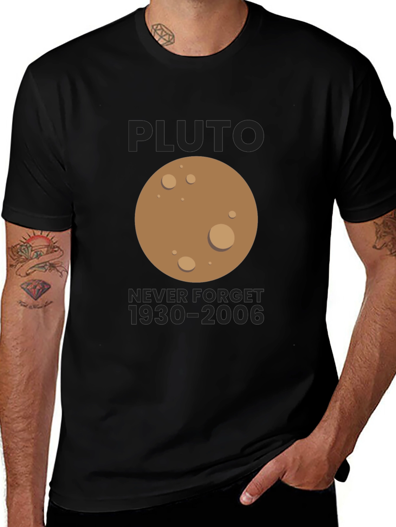 Pluto Never Forget T-Shirt