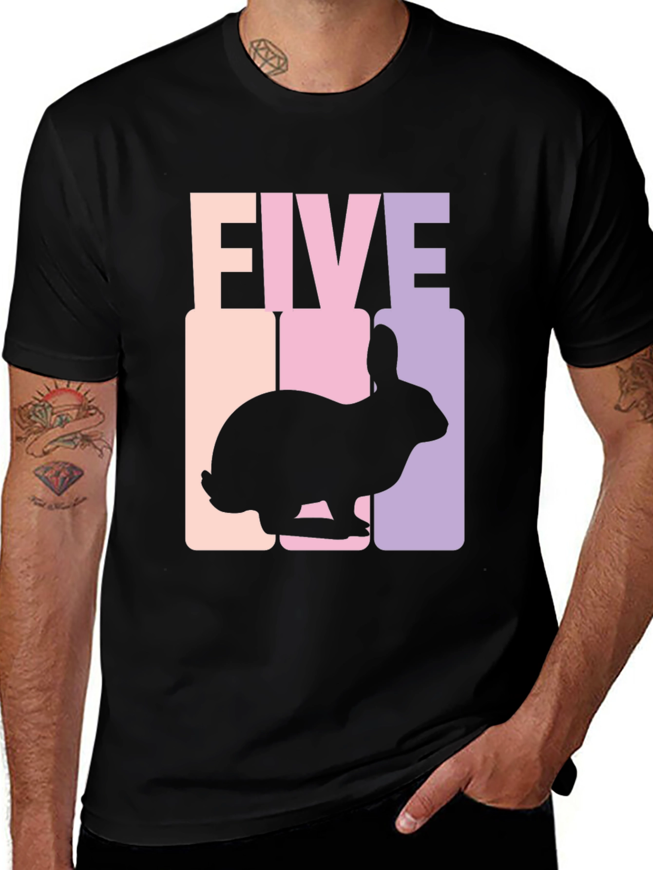 Variant 21 of Five Bunny T-Shirt