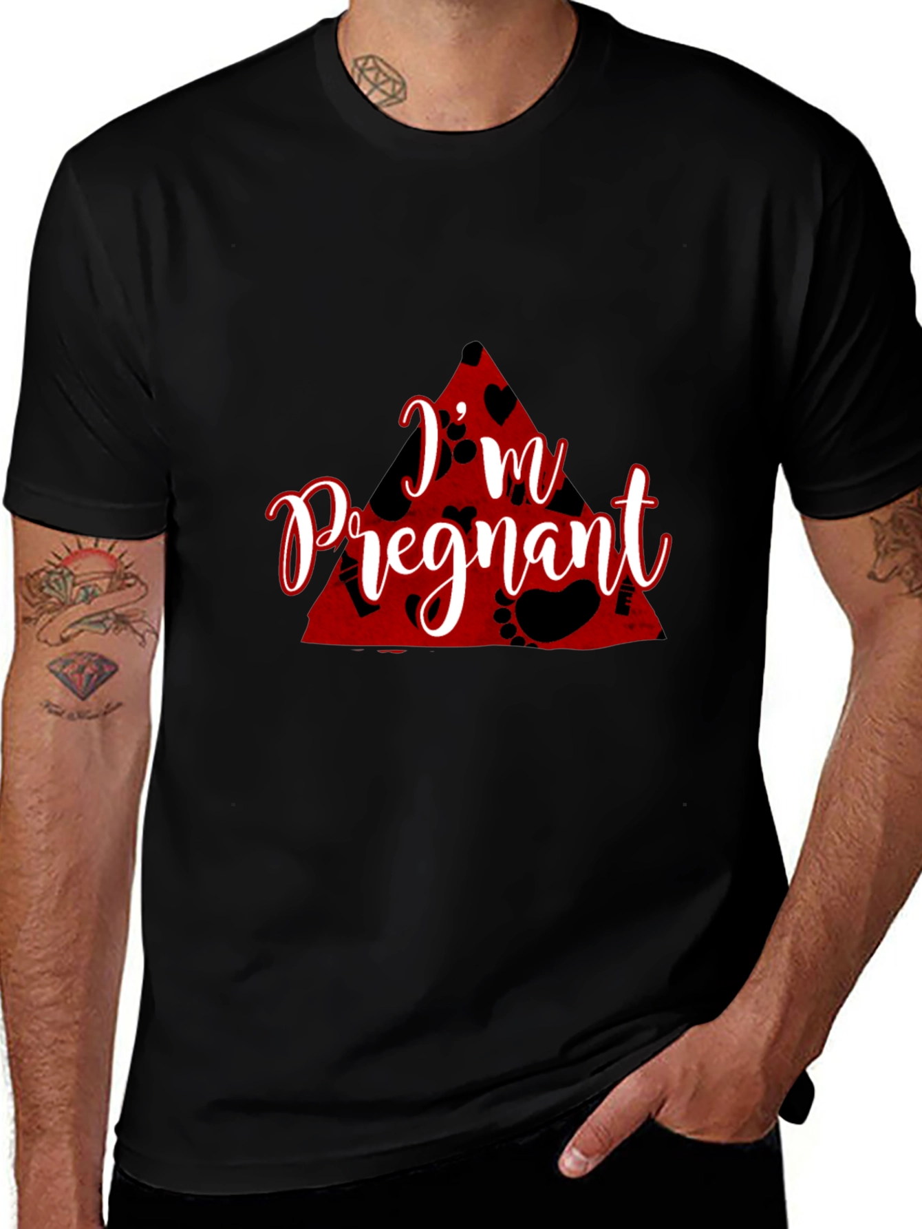 Variant 14 of I'm Pregnant T-Shirt - Cute Pregnancy Announcement Tee