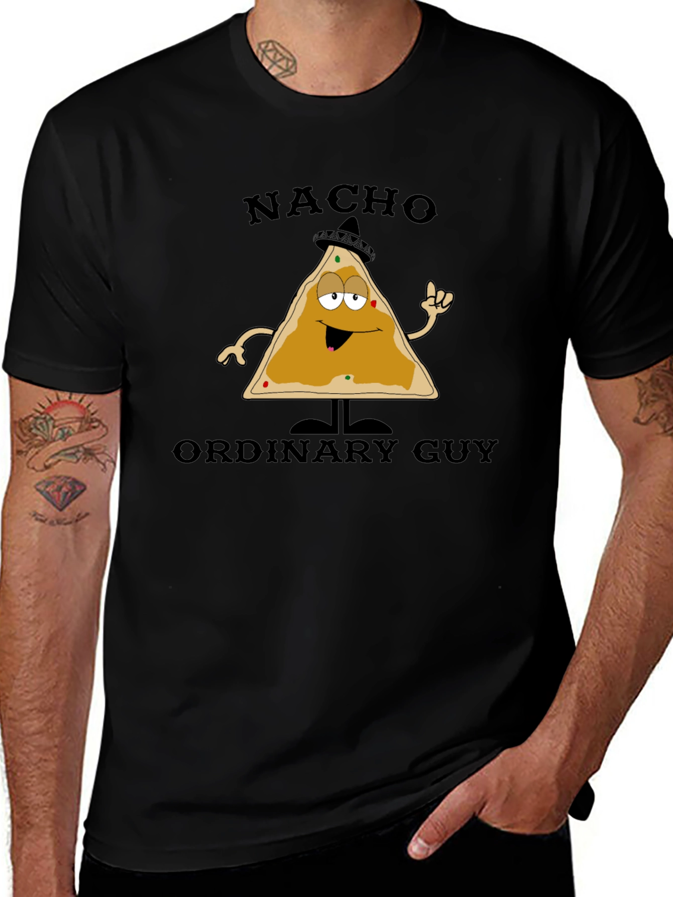 Variant 30 of Nacho Ordinary Guy T-Shirt - Funny Graphic Tee