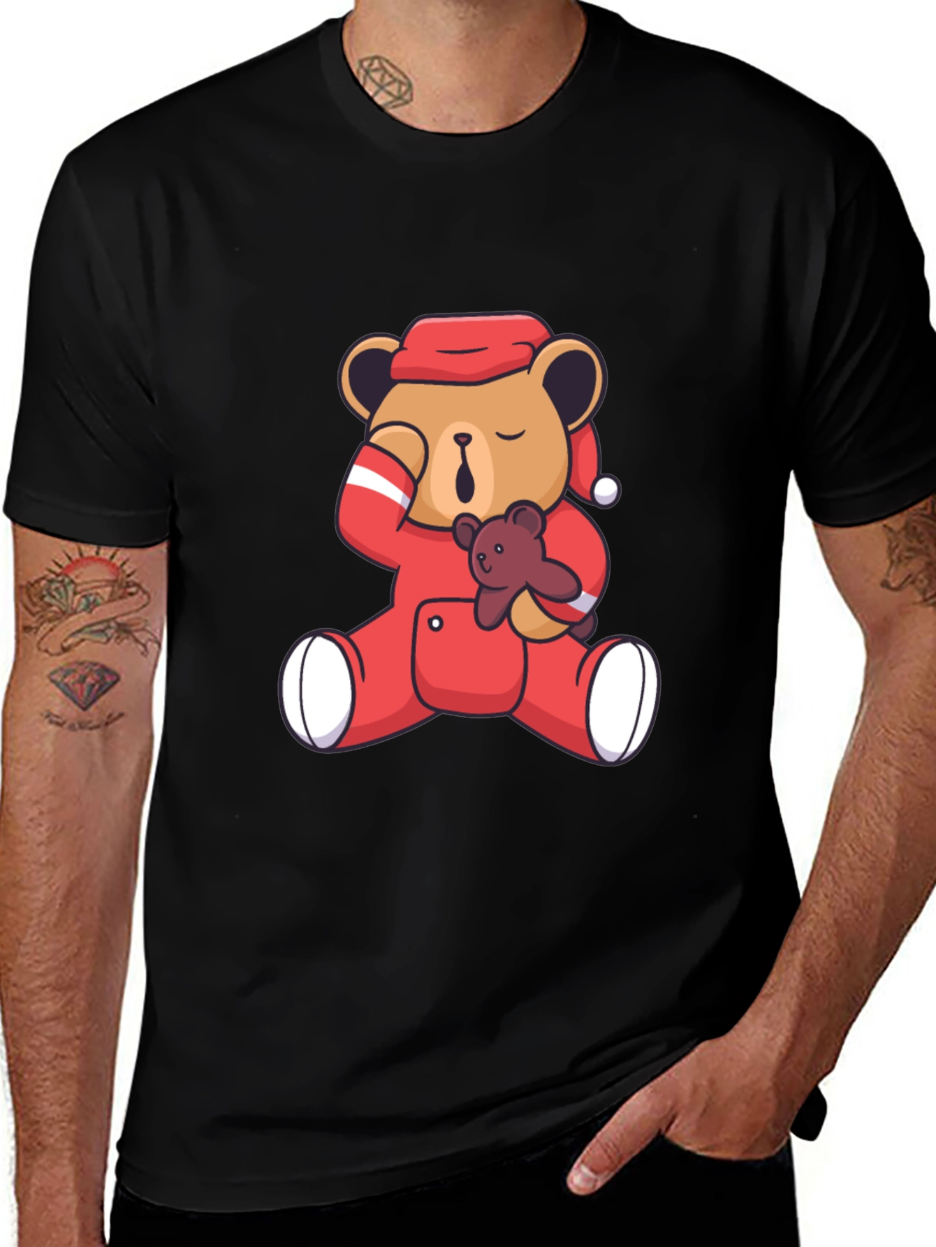 Sleepy Bear Graphic Tee