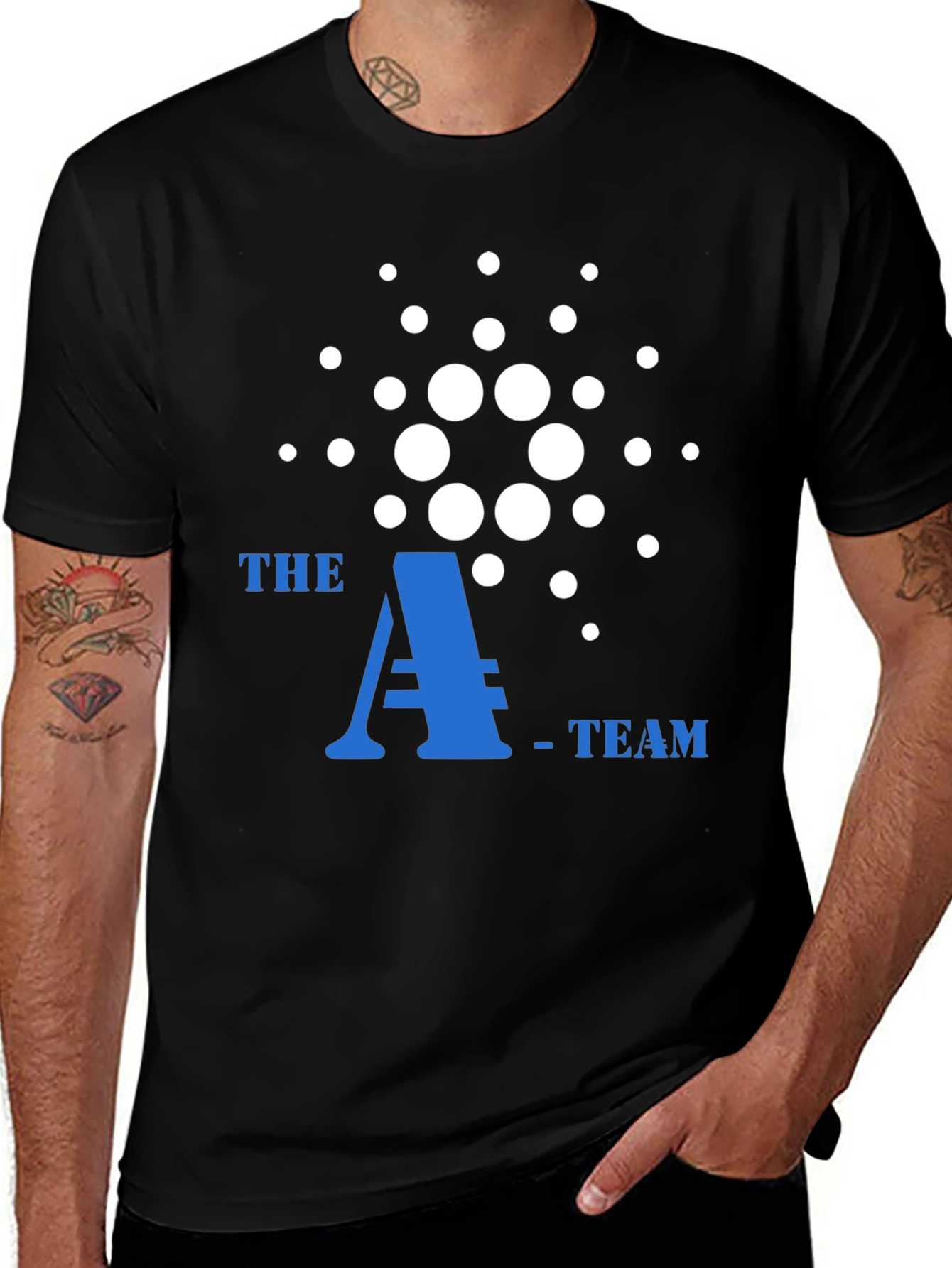 The A-Team Cardano Crypto T-Shirt - Black