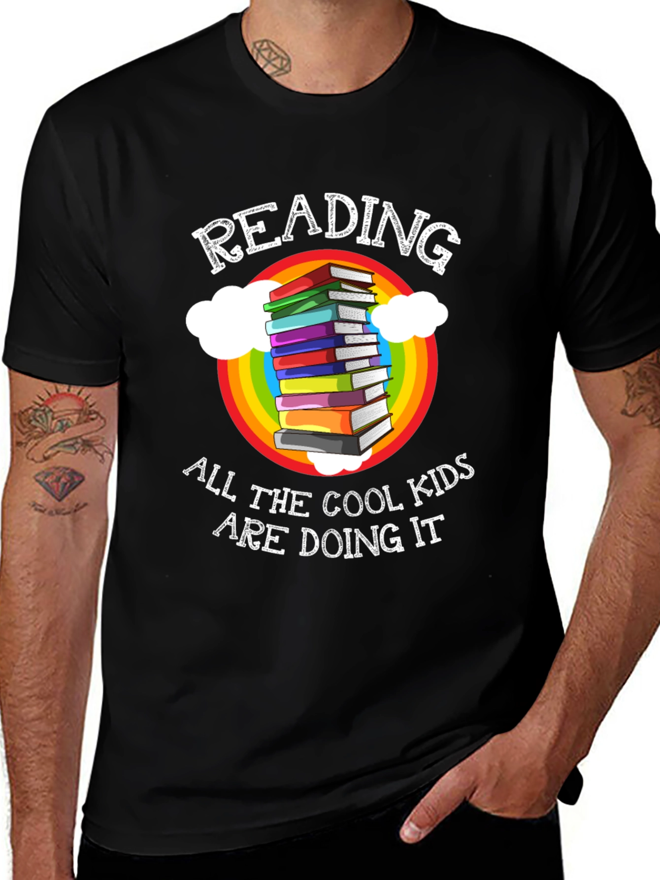 Variant 11 of Reading Cool Kids T-Shirt