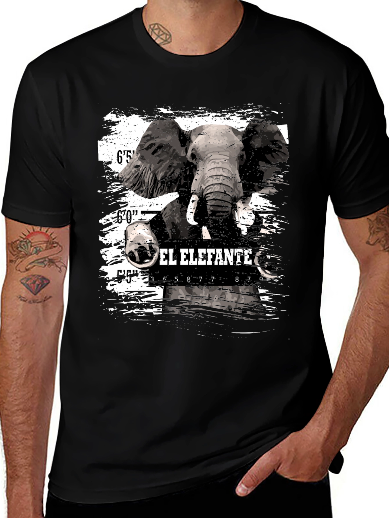Variant 8 of El Elefante Graphic T-Shirt - Unique Design