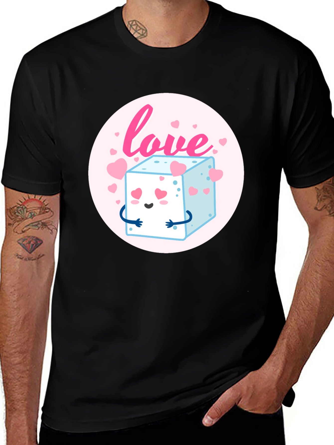 Variant 17 of Love Sugar Cube Graphic Tee