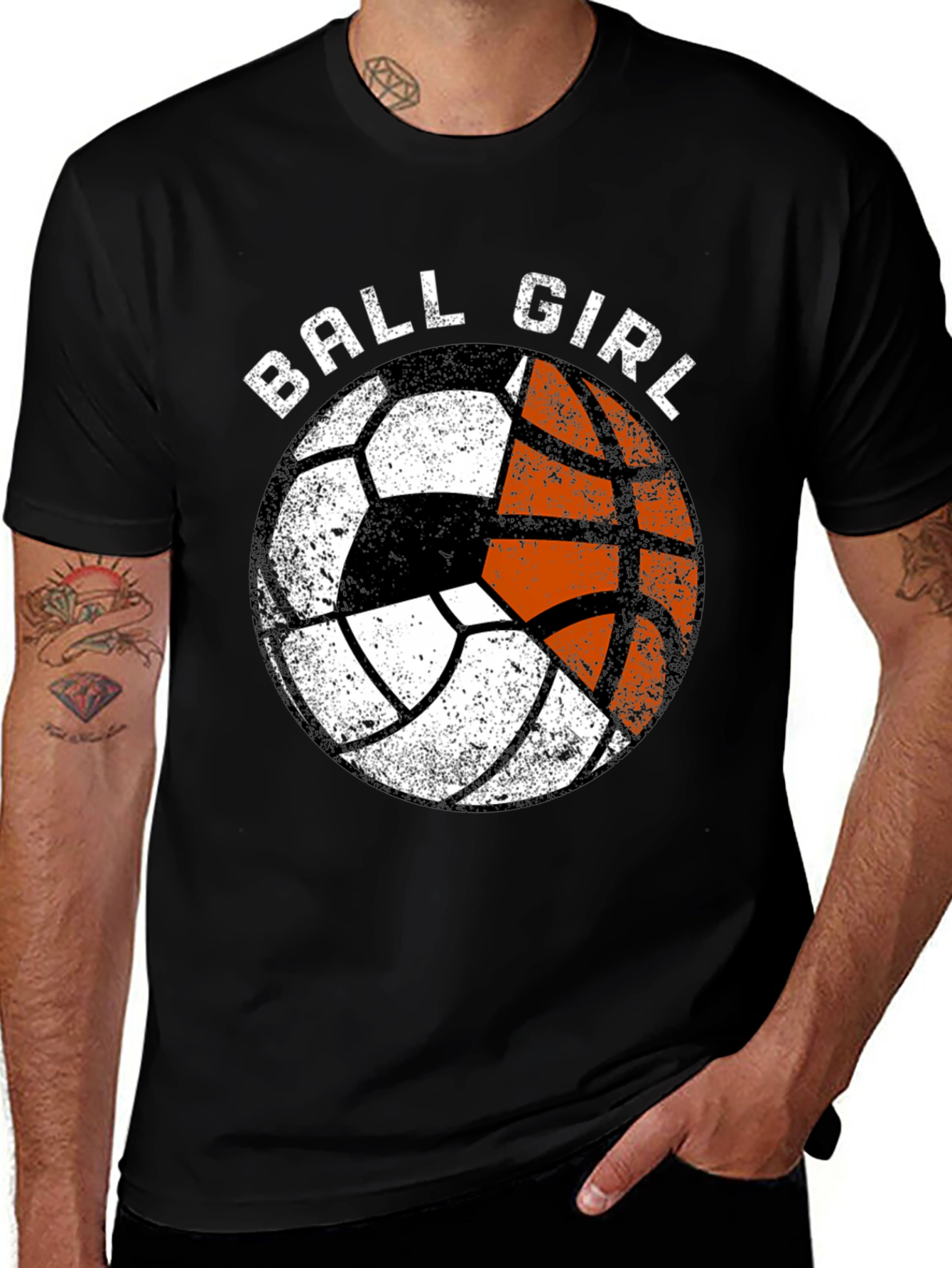 Variant 25 of Ball Girl Graphic T-Shirt - Sporty Casual Tee