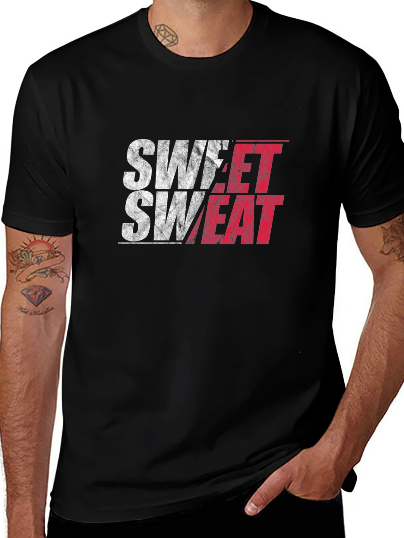 Variant 28 of Sweet Sweat Black Graphic Tee