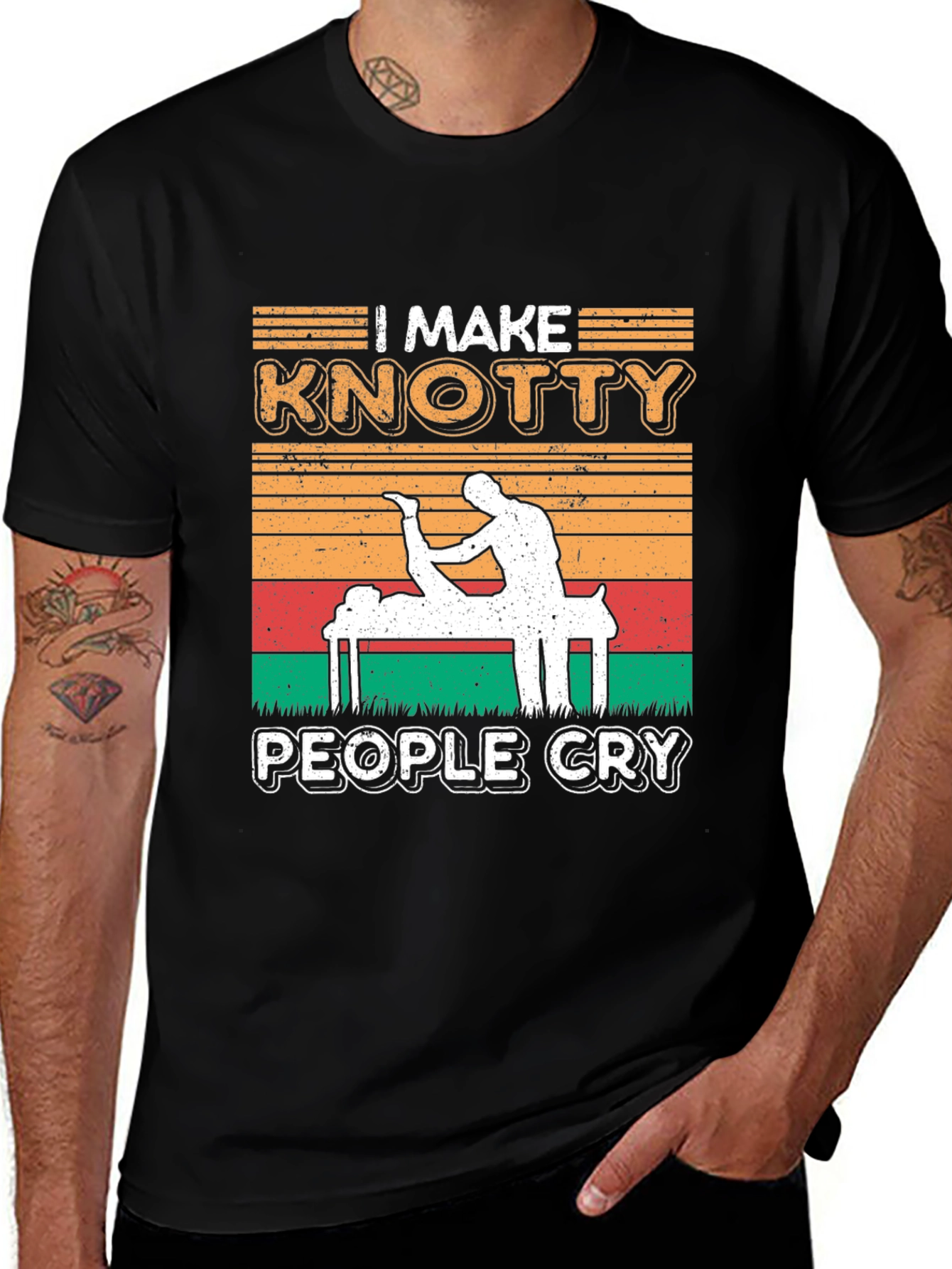 Variant 28 of Knotty People Cry T-Shirt