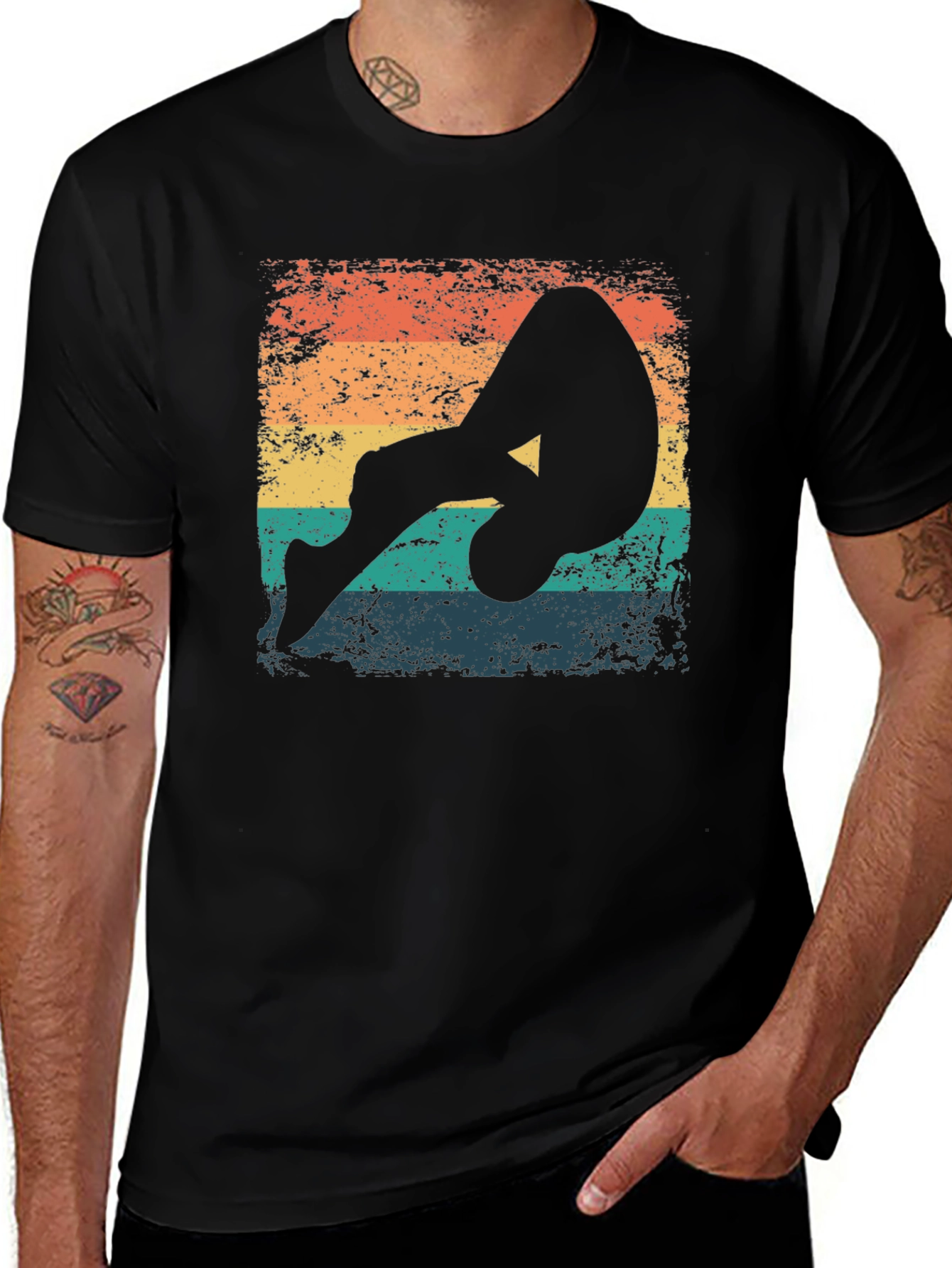 Variant 3 of Retro Gymnastics Silhouette T-Shirt