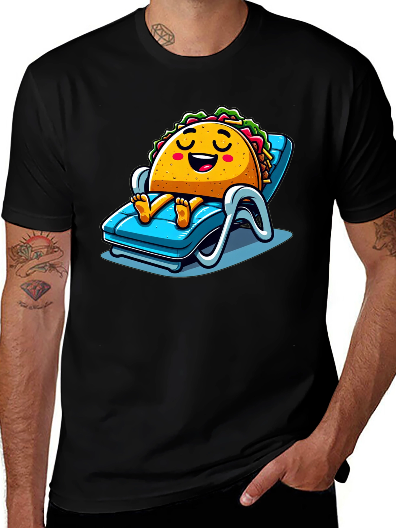 Variant 13 of Relaxing Taco Graphic T-Shirt