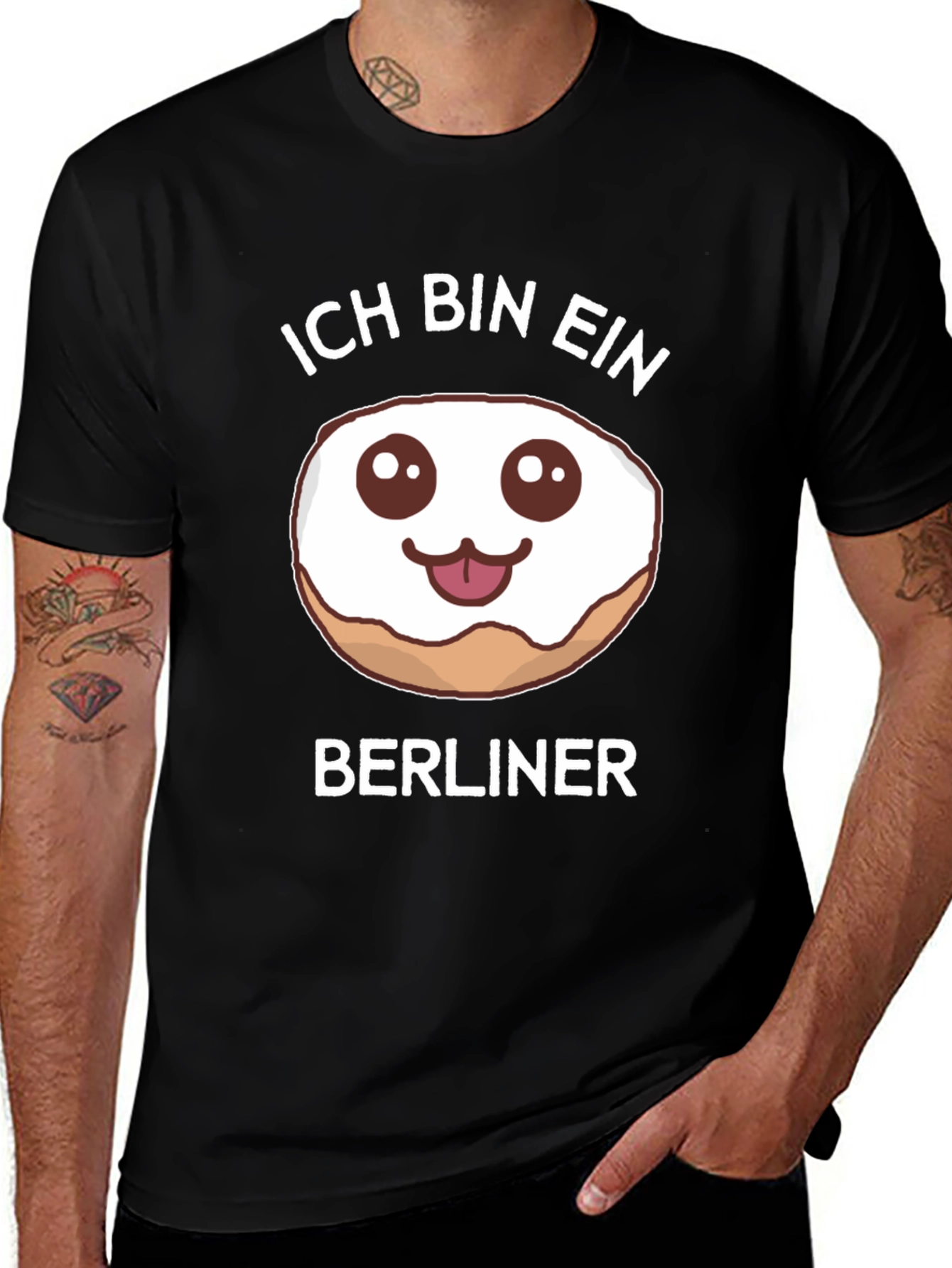 Variant 9 of Ich Bin Ein Berliner Donut Graphic T-Shirt