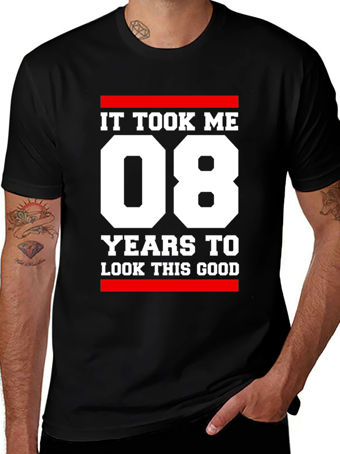 Variant 17 of Funny 8th Birthday T-Shirt - "Look This Good"