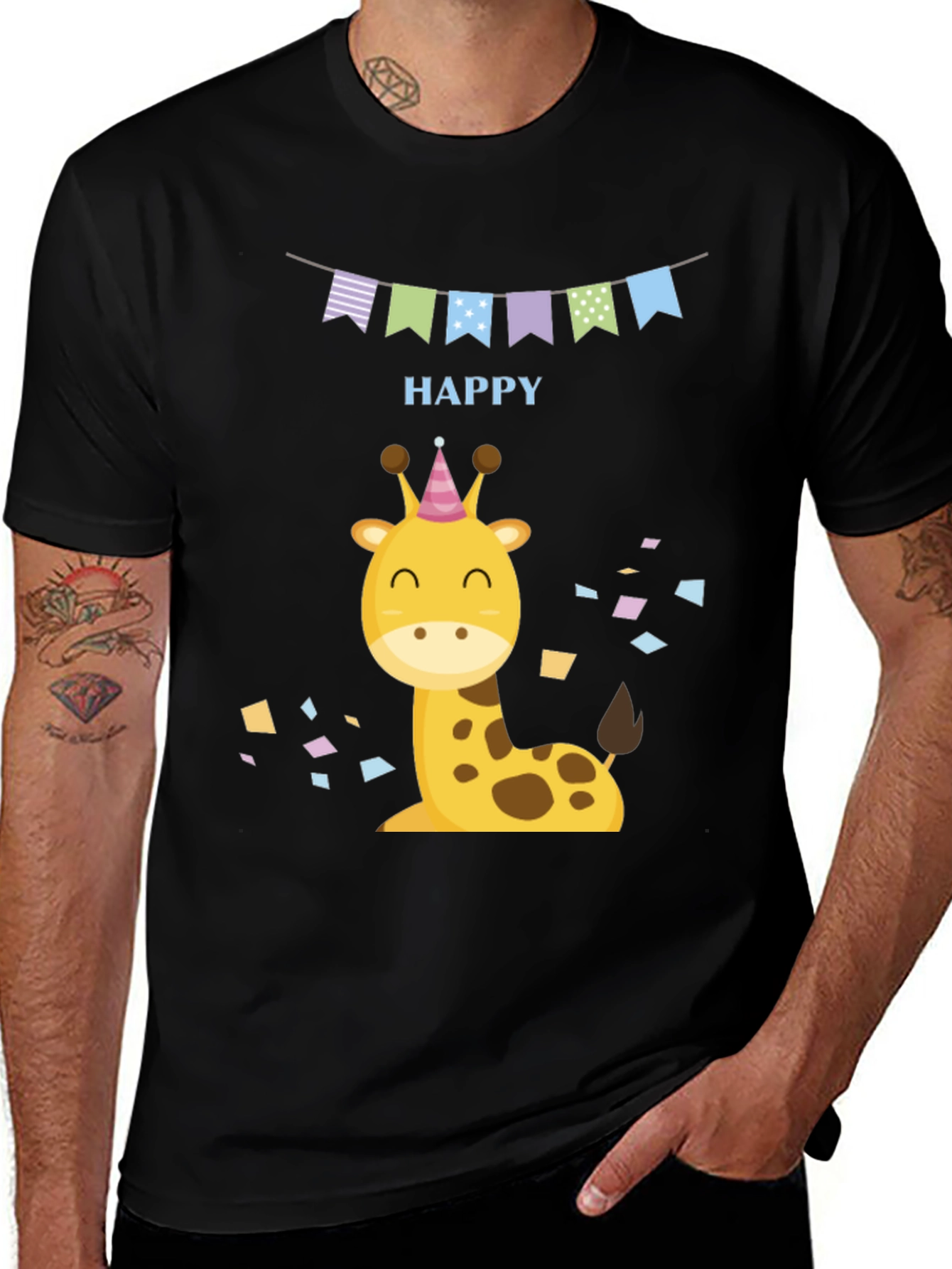 Happy Giraffe Birthday T-Shirt