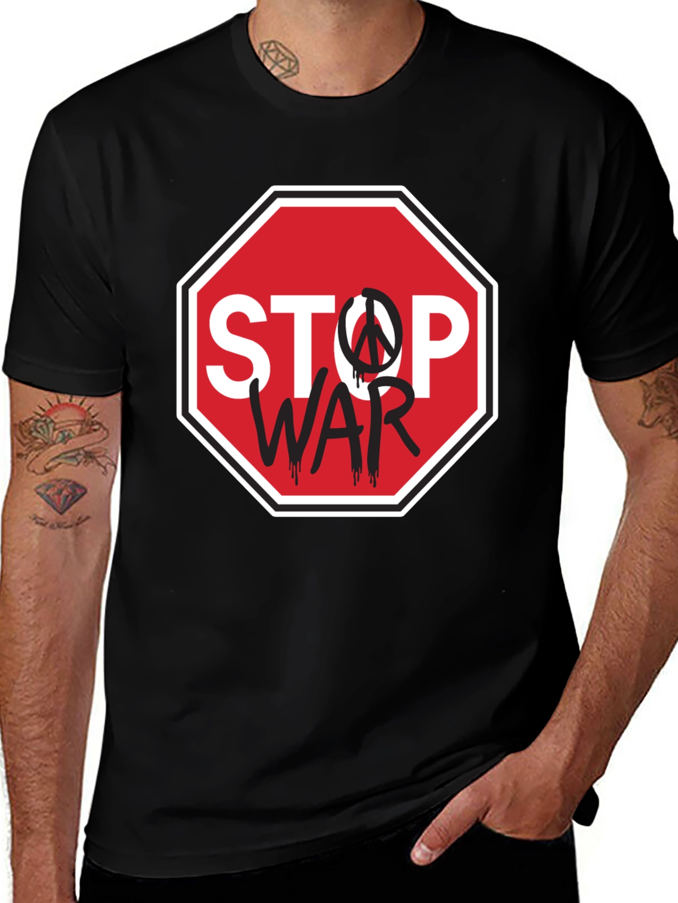 Variant 27 of Stop War Graphic Tee - Anti-War T-Shirt