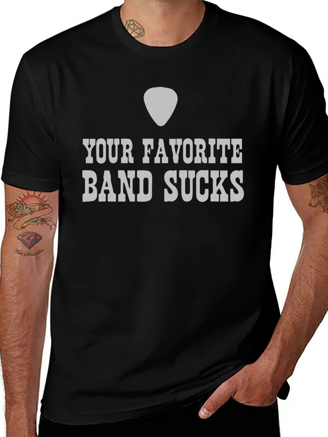 Variant 22 of Your Favorite Band Sucks Graphic Tee - Music Lover