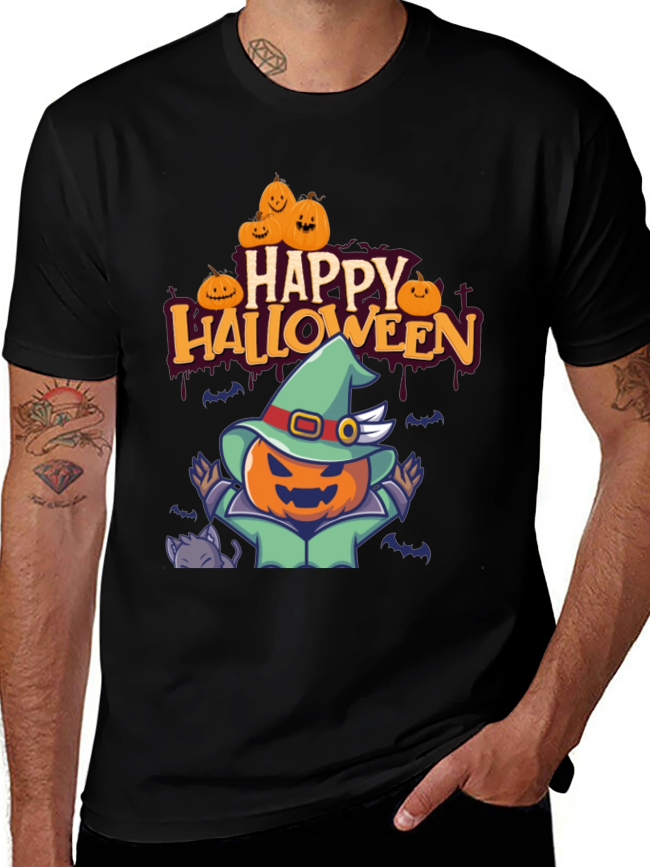 Variant 19 of Happy Halloween Pumpkin T-Shirt