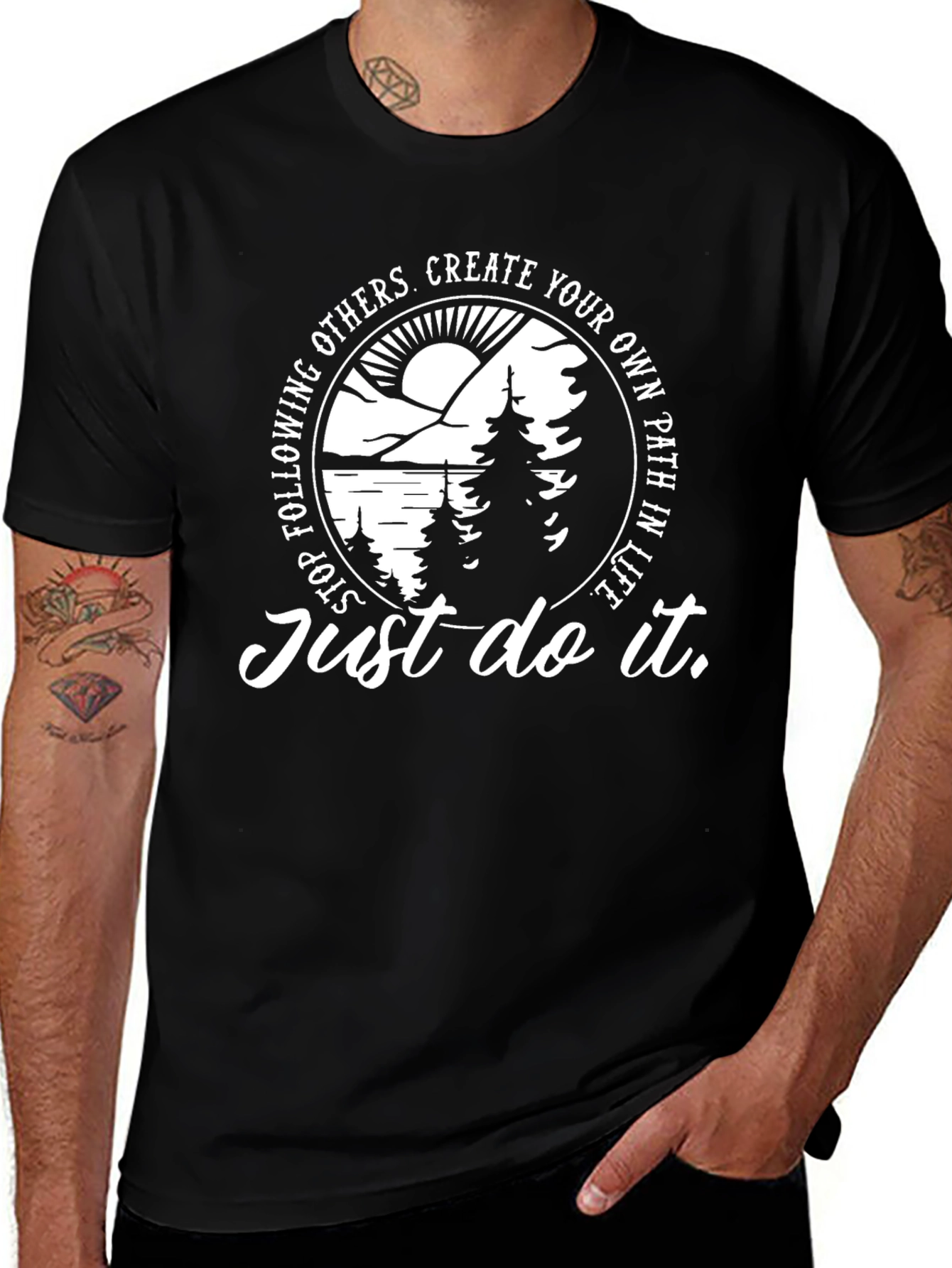 Variant 21 of Inspirational Graphic Tee - Create Your Own Path
