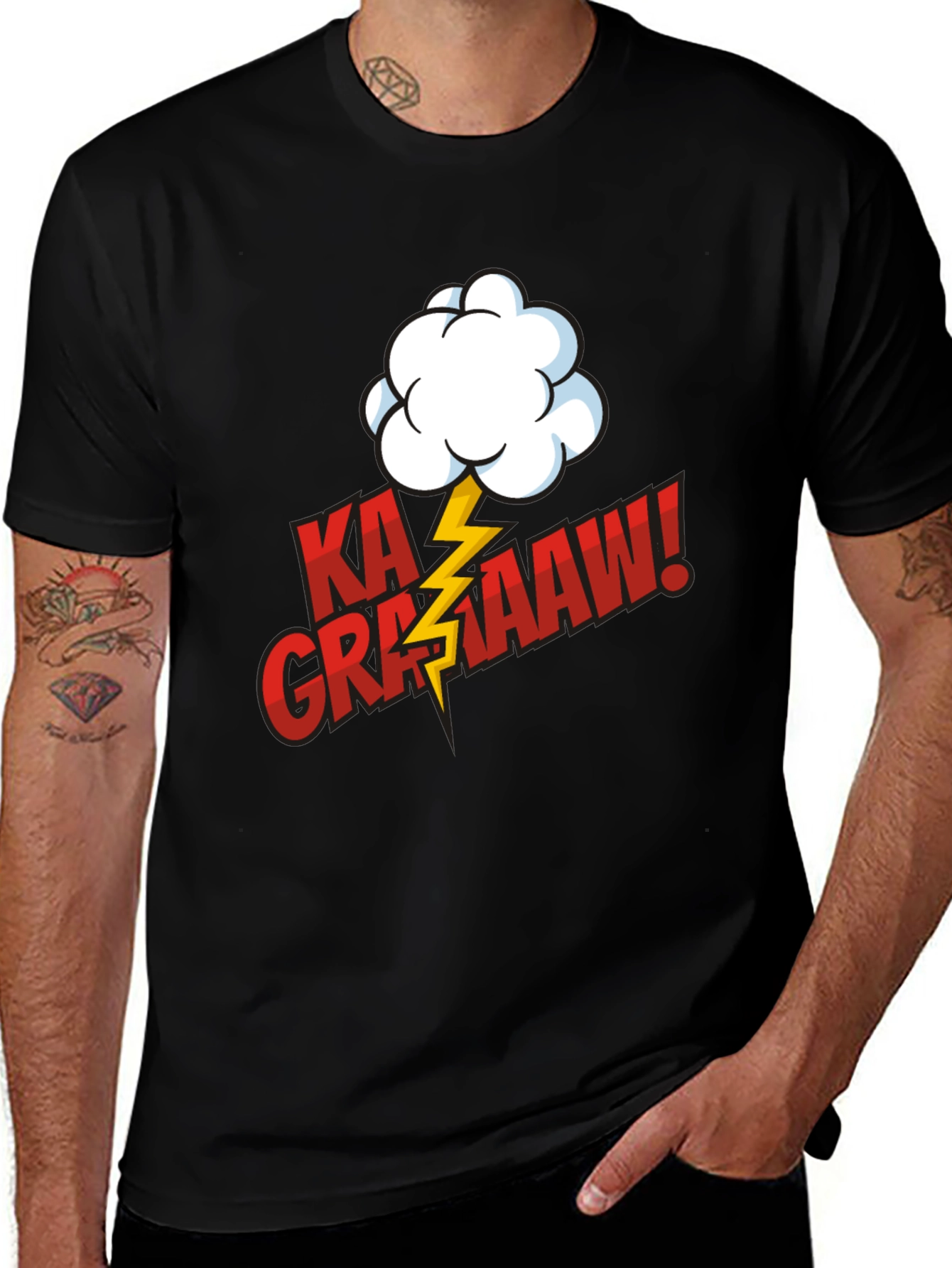 Variant 9 of KA-GRAAAW! Comic Style Graphic Tee