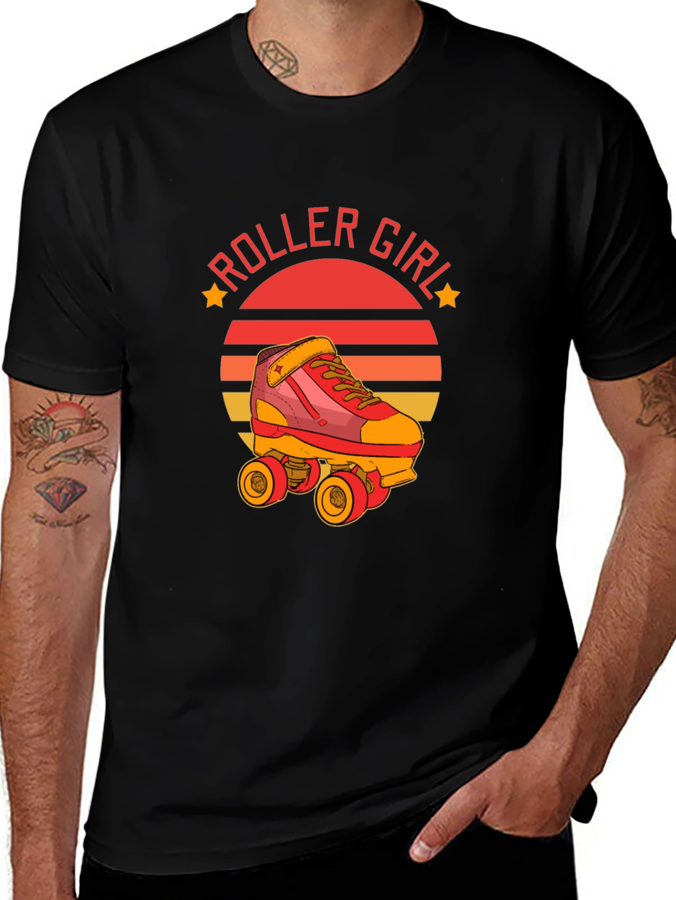 Variant 14 of Roller Girl Retro T-Shirt