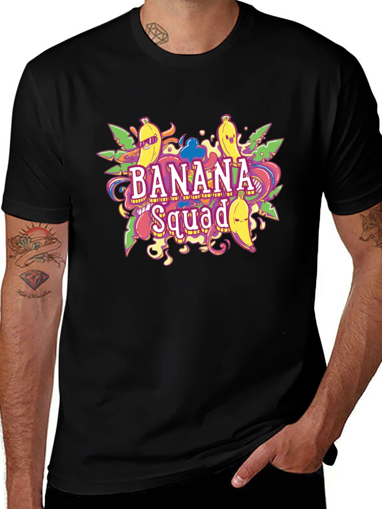 Variant 22 of Banana Squad Graphic T-Shirt