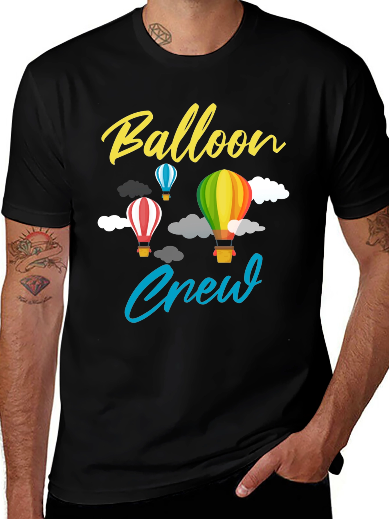 Variant 6 of Balloon Crew T-Shirt - Unique Graphic Tee