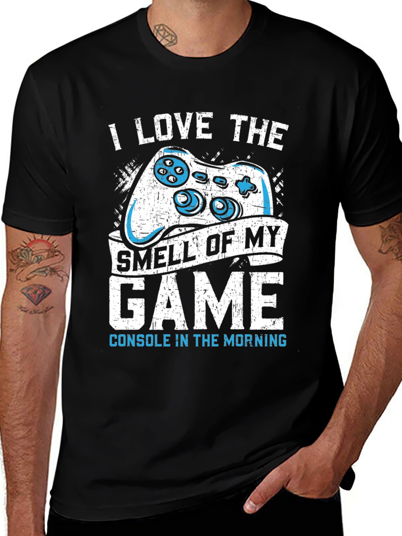 Variant 9 of I Love the Smell of My Game Console T-Shirt
