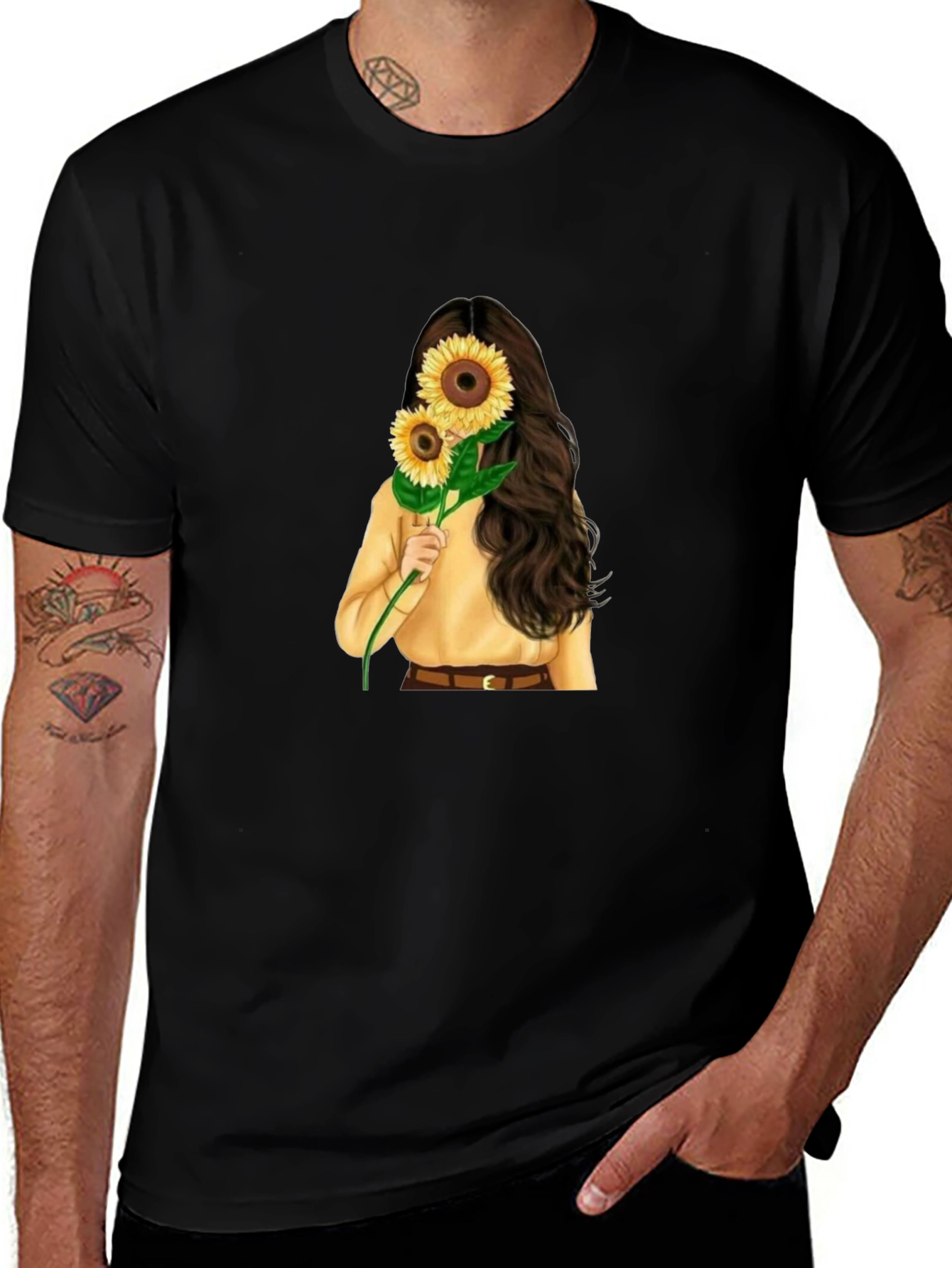 Variant 6 of Sunflower Graphic Tee - Stylish Unisex T-Shirt