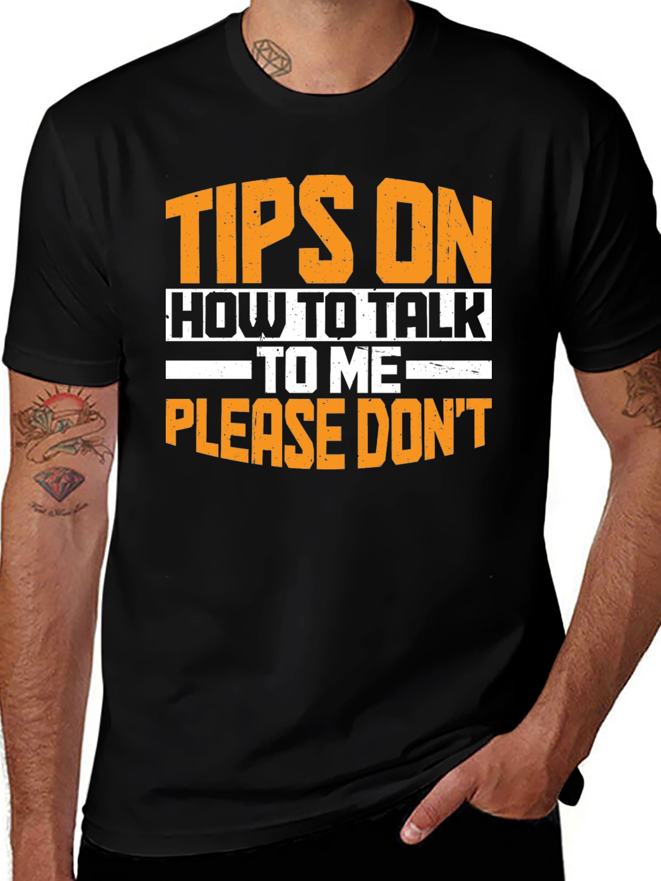Variant 13 of Tips On How To Talk To Me Funny T-Shirt