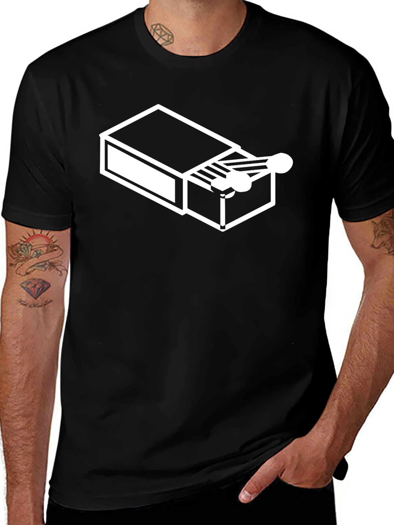 Variant 4 of Matchbox Graphic Tee - Cool & Unique Design