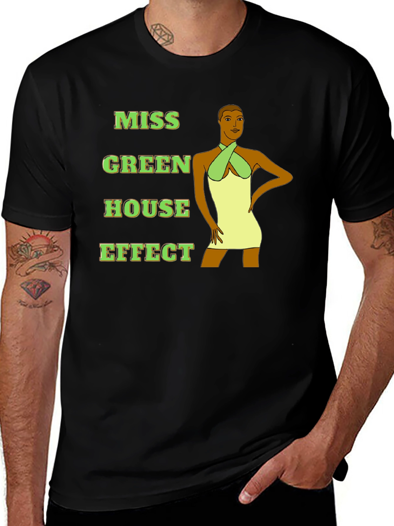 Variant 13 of Miss Green House Effect Graphic Tee