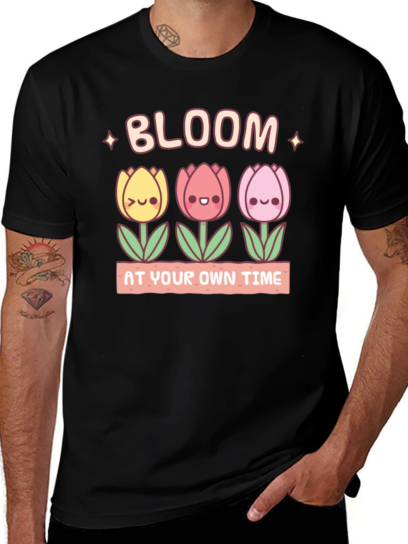 Variant 22 of Bloom At Your Own Time Graphic T-Shirt