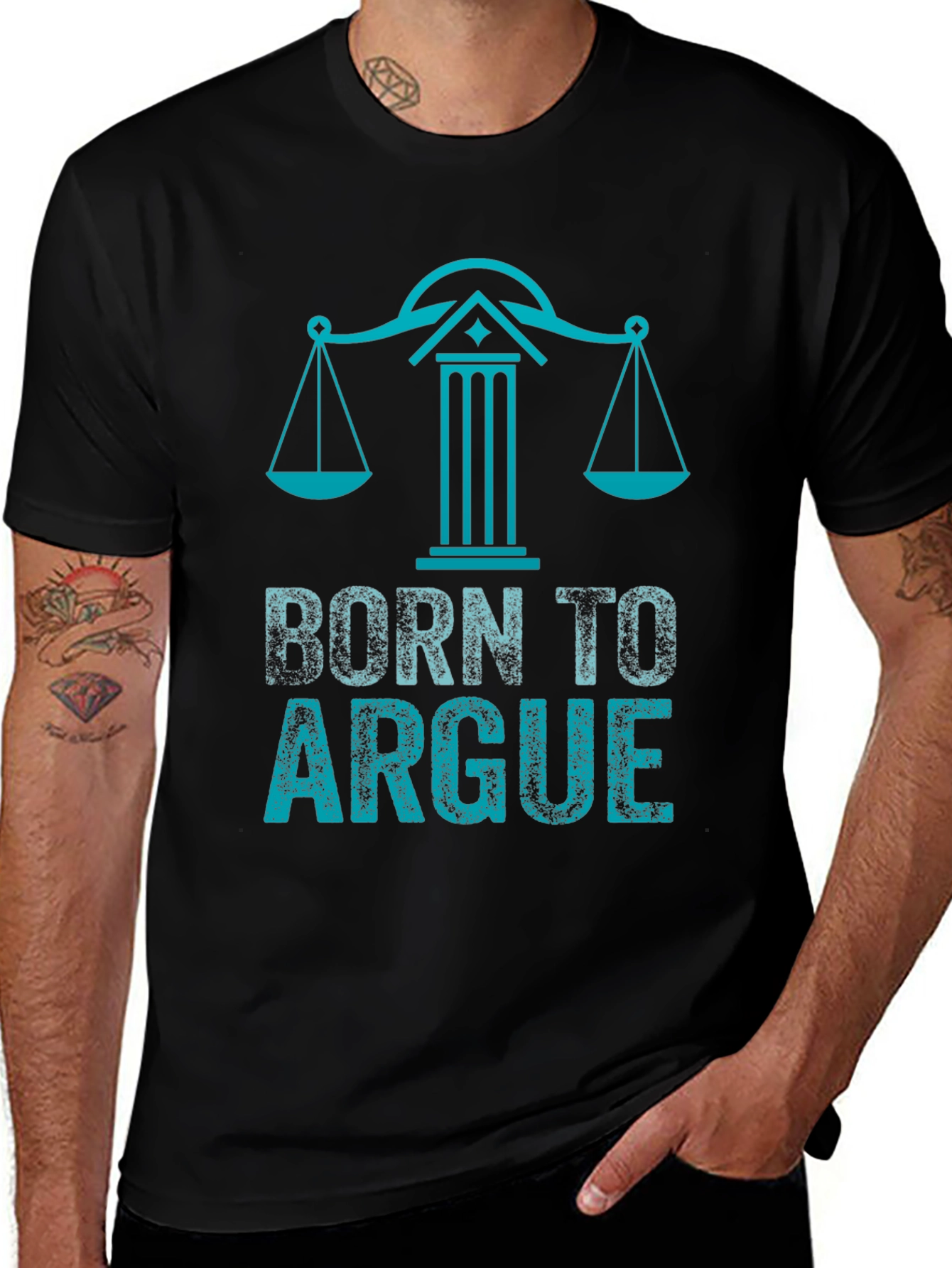 Born to Argue T-Shirt - Lawyer Gift