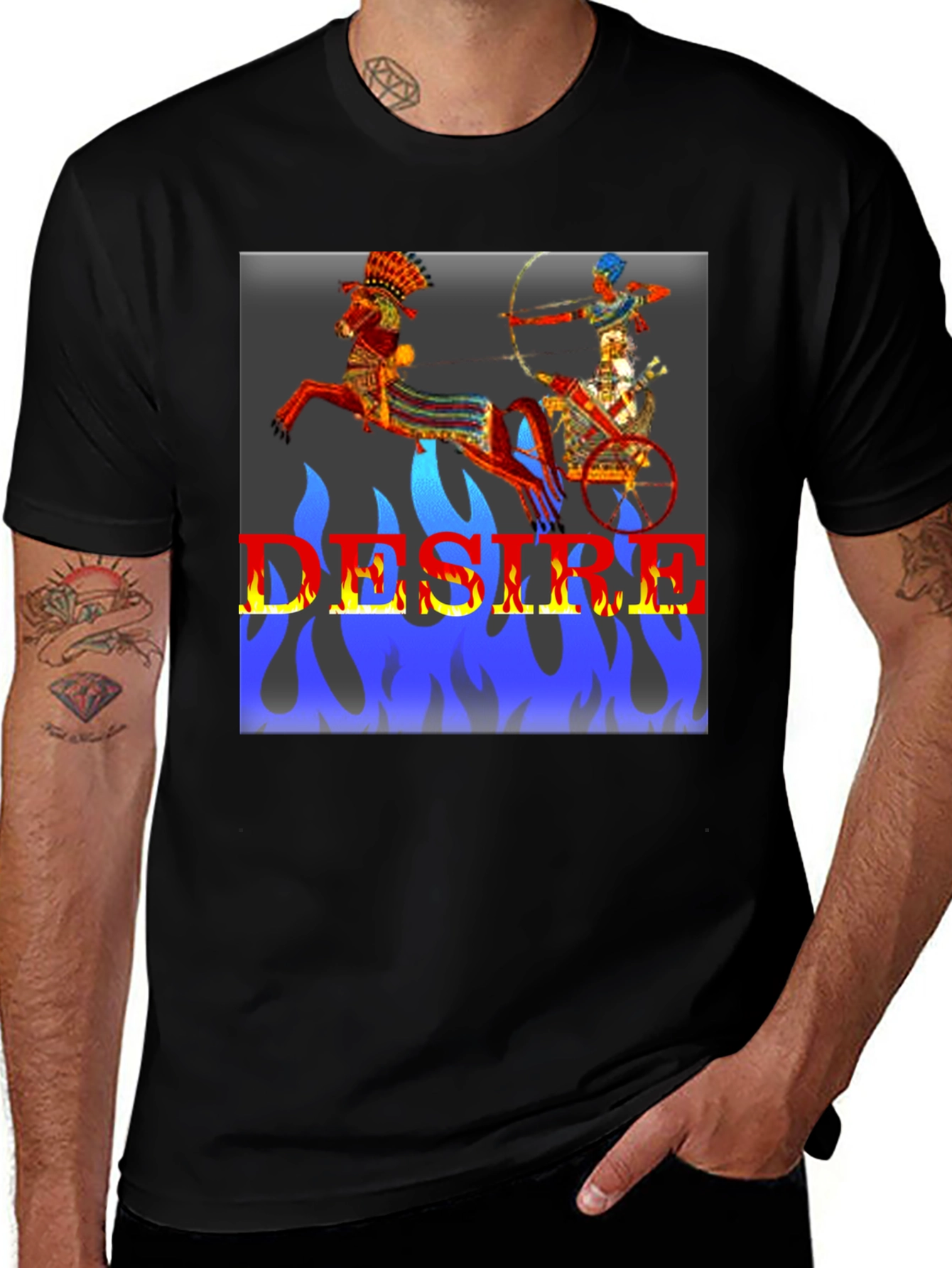 Variant 29 of Desire Egyptian Chariot Graphic T-Shirt
