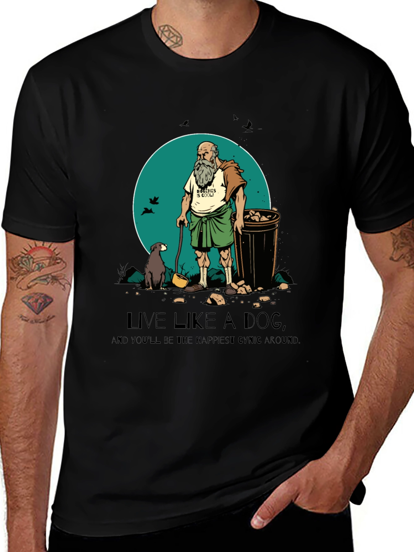 Variant 25 of Live Like a Dog T-Shirt