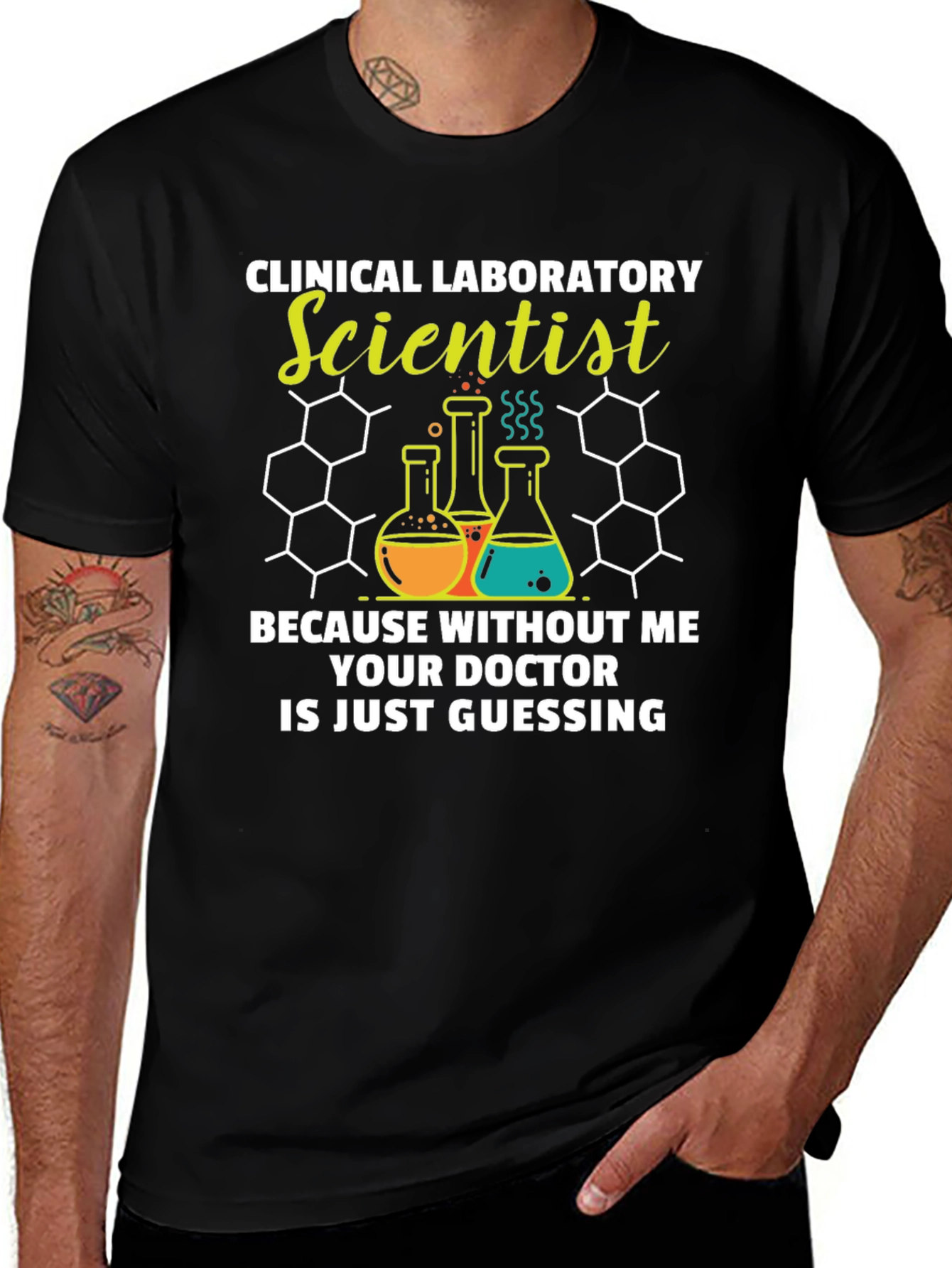 Variant 30 of Clinical Lab Scientist T-Shirt - Doctor Guessing Funny Tee