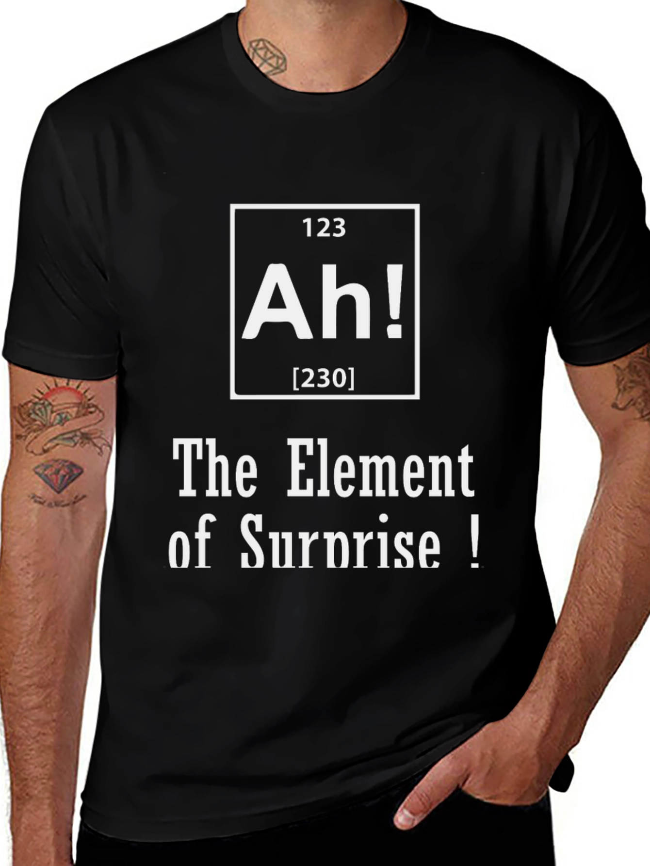 Variant 19 of Element of Surprise T-Shirt - Funny Science Tee