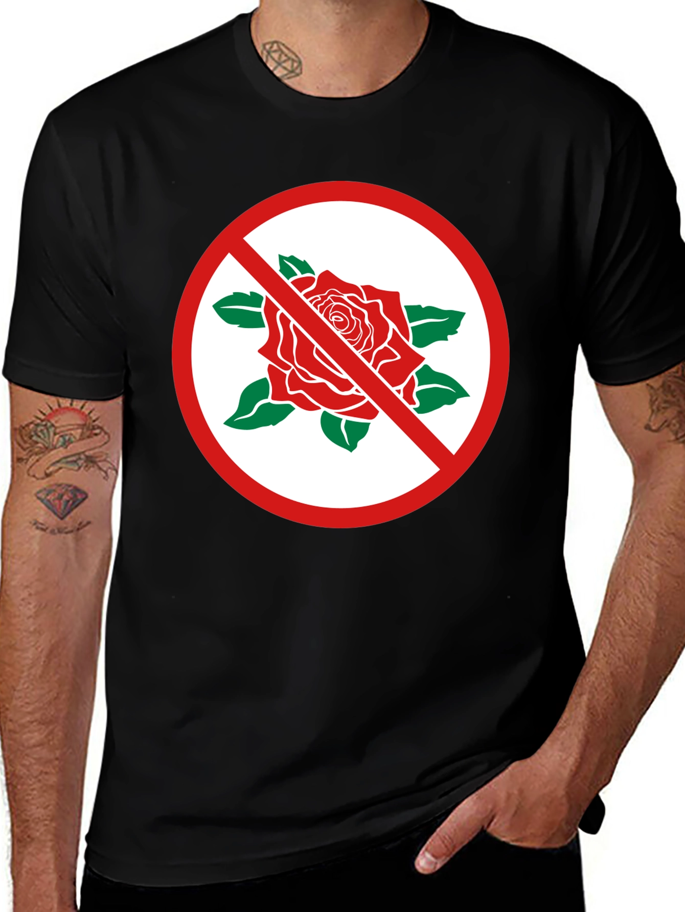 Variant 2 of No Roses Graphic T-Shirt