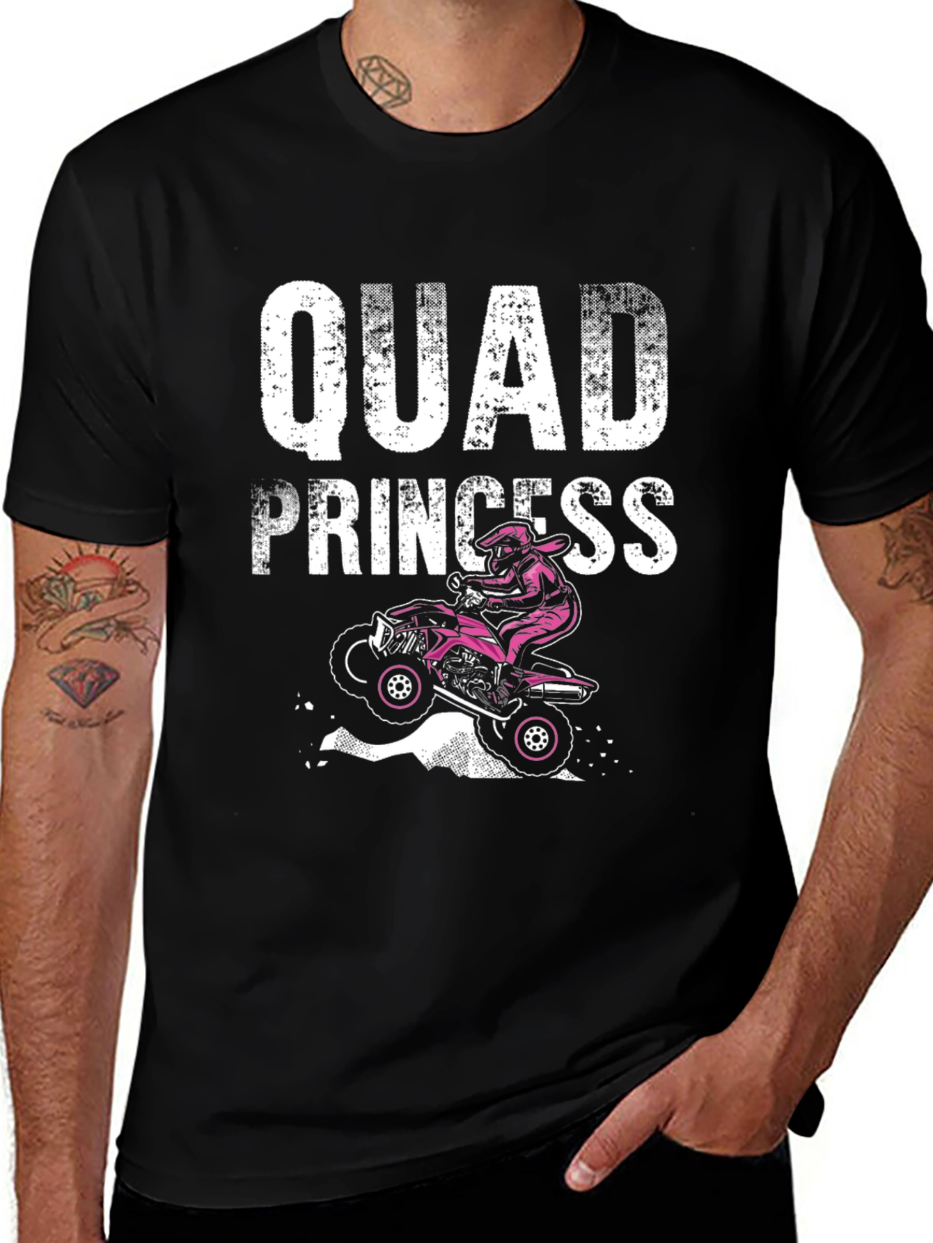 Quad Princess Graphic Tee - ATV Rider Shirt