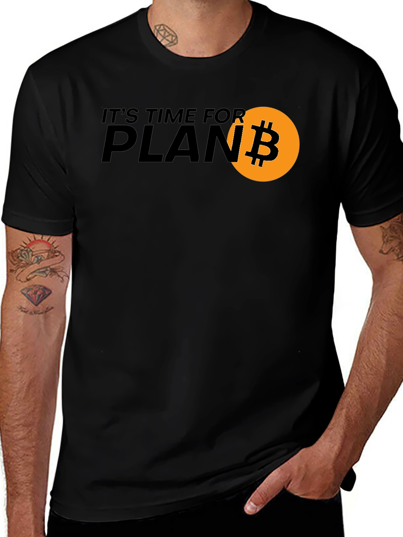 Variant 12 of Bitcoin Plan B Crypto T-Shirt