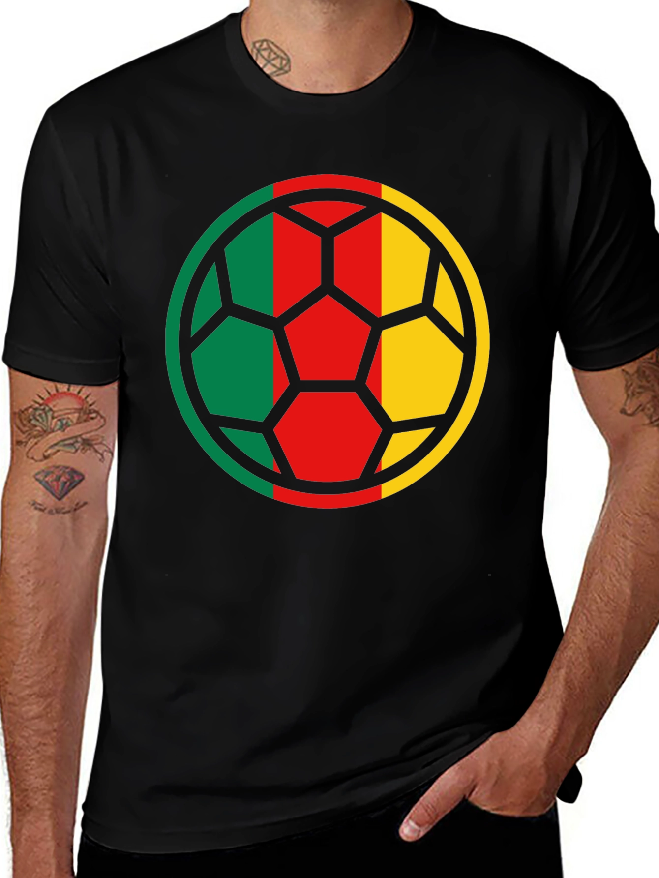 Cameroon Soccer Flag T-Shirt