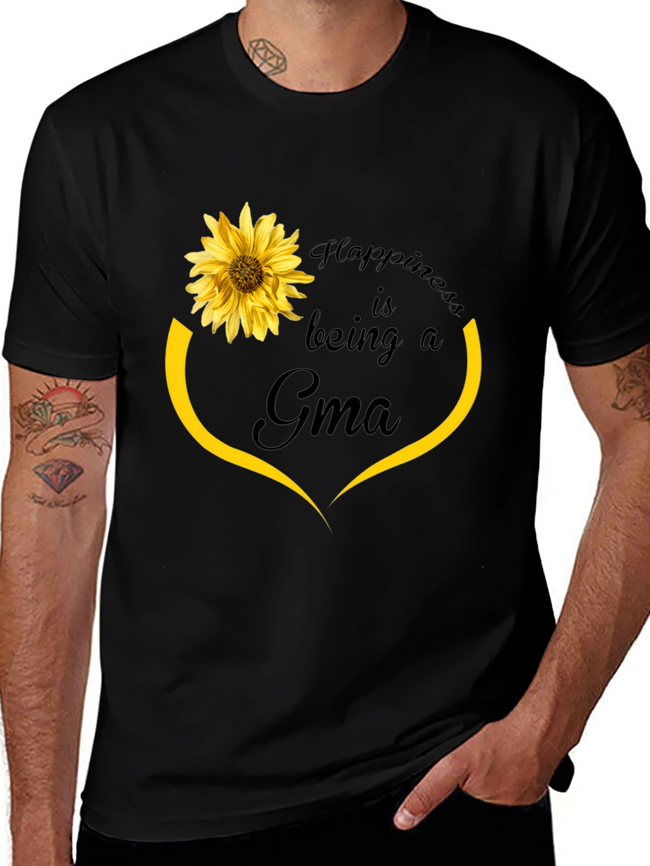 Happiness is Being a GMA Sunflower T-Shirt