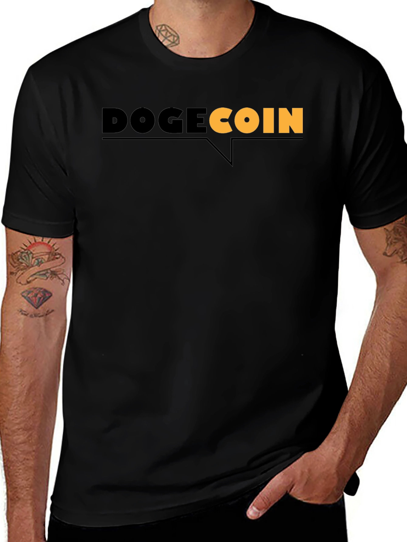 DogeCoin Graphic Tee - Crypto Fan T-Shirt