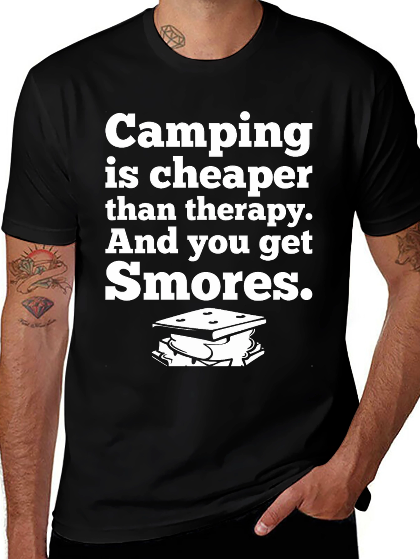Camping is Cheaper Smores T-Shirt
