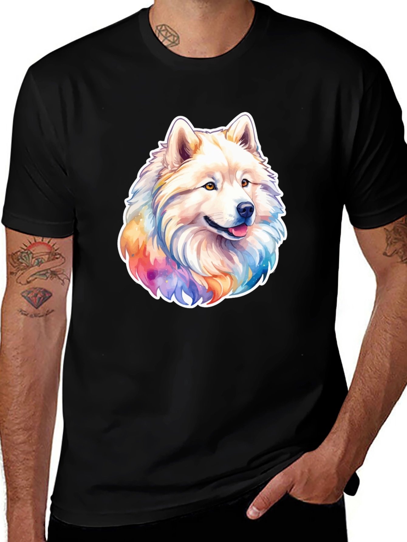 Variant 15 of Dog Graphic Print T-Shirt - Stylish Casual Wear