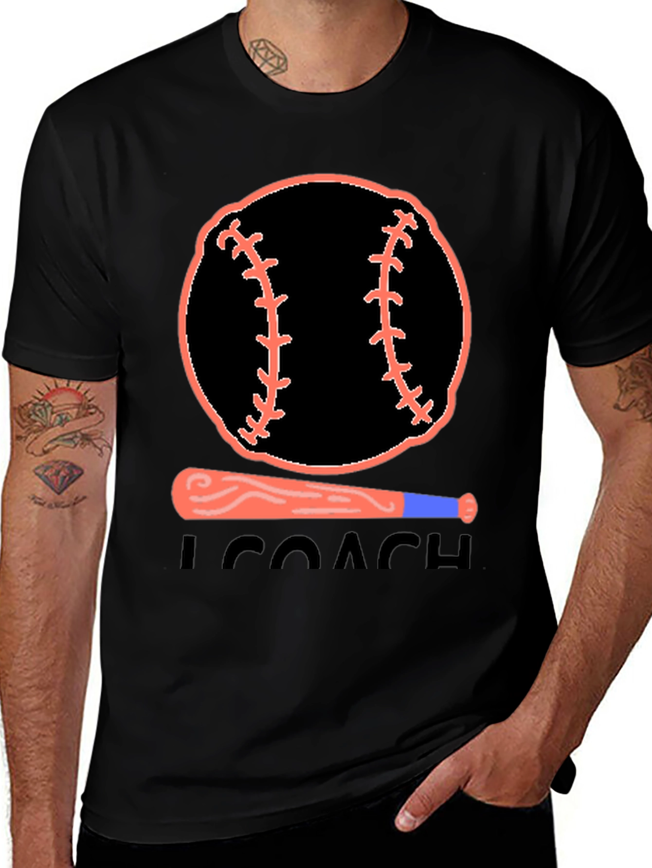 Variant 5 of I Coach Baseball T-Shirt - Perfect for Coaches!