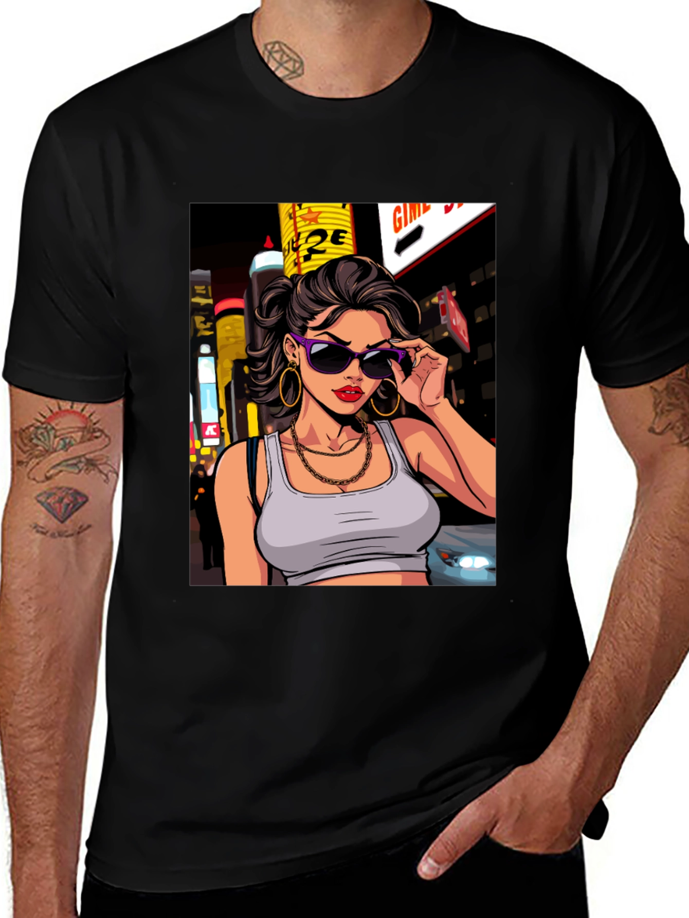 Variant 13 of Retro Comic Book Style T-Shirt