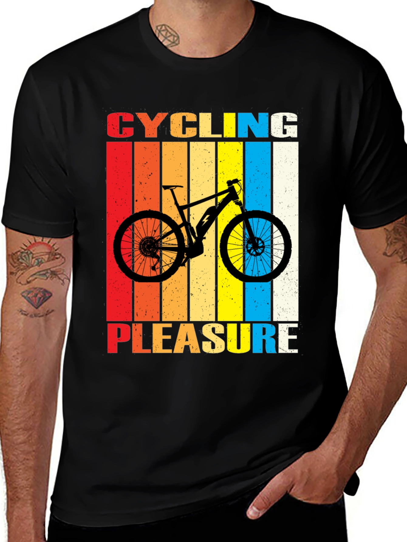 Variant 21 of Cycling Pleasure Graphic T-Shirt