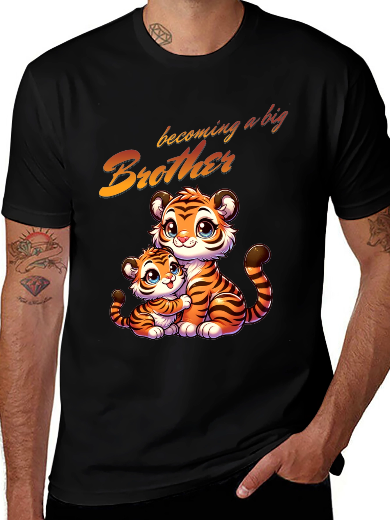 Variant 18 of Becoming A Big Brother Tiger Cub Tee